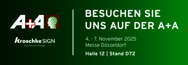Kroschke SIGN auf der A+A 2025 - Besuchen Sie uns!